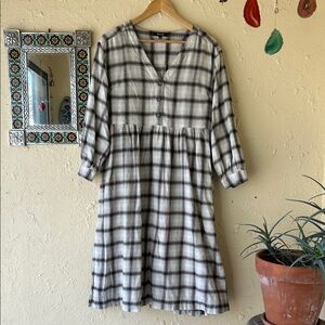 Madewell Flannel Dress with Pockets! 💙 size 10